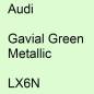 Preview: Audi, Gavial Green Metallic, LX6N.